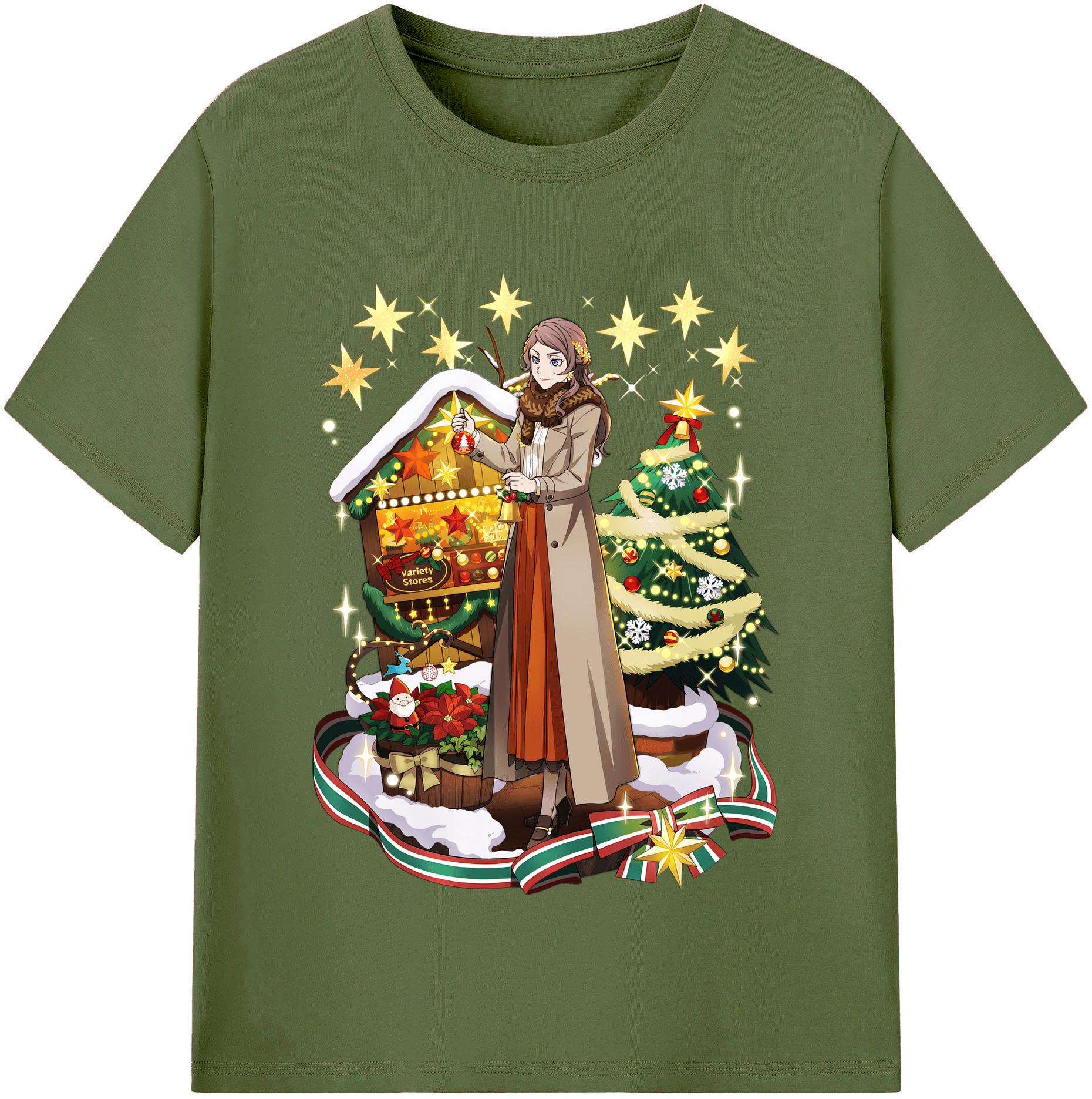（画像用） 文豪ストレイドッグス Bungo Stray Dogs 綿100％半袖Tシャツ（フロントプリント）